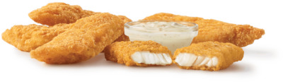 Arby's 5 Piece Hushpuppy Breaded Fish Strips Nutrition Facts