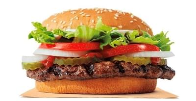 Burger King Whopper w/o Cheese Nutrition Facts