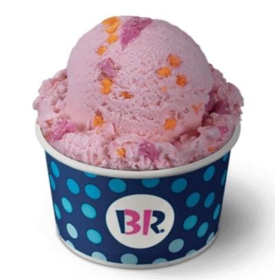 Baskin-Robbins Large Scoop Cotton Candy Crackle Ice Cream Nutrition Facts