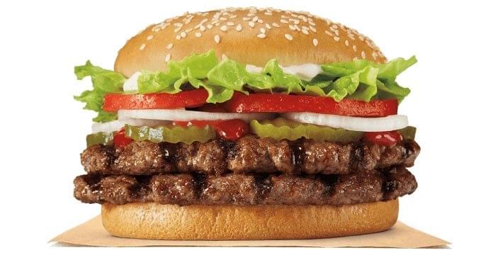 Burger King Double Whopper w/o Cheese Nutrition Facts