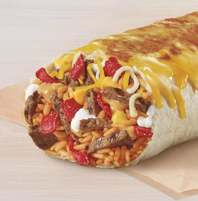 Taco Bell Double Steak Grilled Cheese Burrito Nutrition Facts