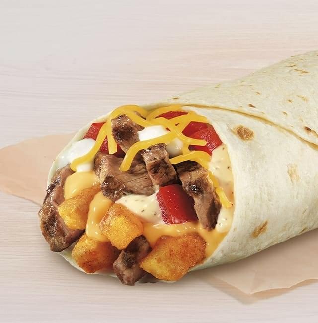 Taco Bell Steak White Hot Ranch Fries Burrito Nutrition Facts