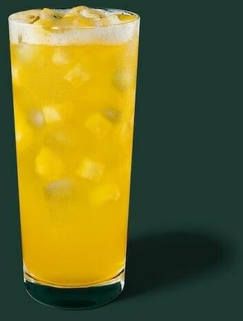 Starbucks Tall Pineapple Passionfruit Lemonade Refresher Nutrition Facts