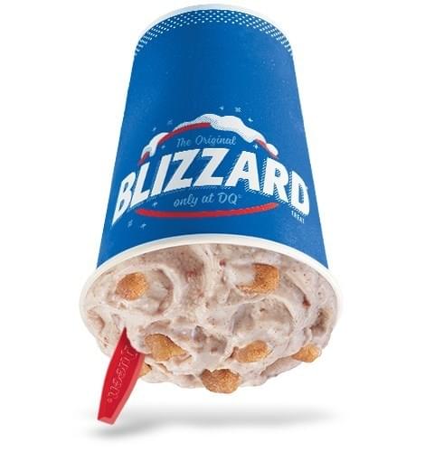Dairy Queen Small Snickerdoodle Cookie Dough Blizzard Nutrition Facts