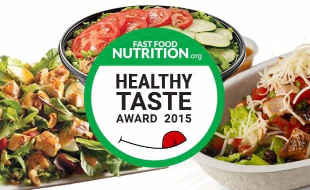 The Best of Fast Food: The 2015 Healthy Taste Award
