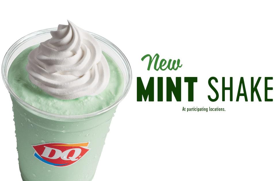Dairy Queen Releases A Mint Shake