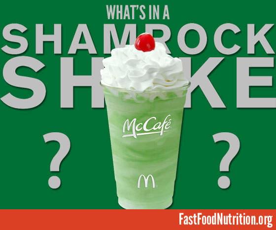 What's in a McDonald's Shamrock Shake?