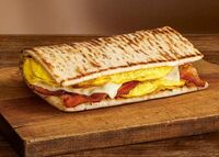 Subway Bacon, Egg White & Cheese on Flatbread