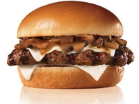 Hardee's Mushroom & Swiss Thickburger