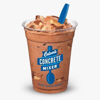 Culvers Chocolate Reese's Concrete Mixer