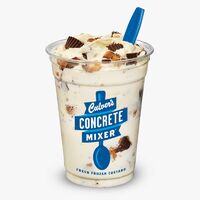 Culvers Vanilla Reese's Concrete Mixer