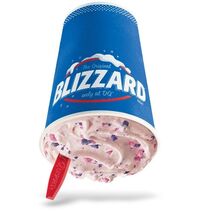 Dairy Queen Cotton Candy Blizzard