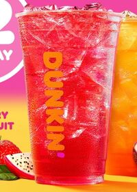 Dunkin Donuts Strawberry Dragonfruit Dunkin' Refreshers