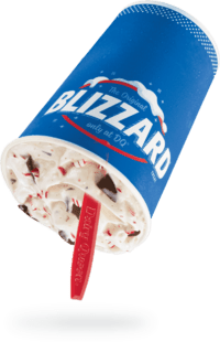 Dairy Queen Candy Cane Chill Blizzard