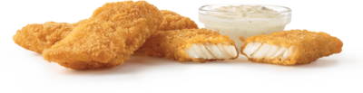Arby's 3 Piece Hushpuppy Breaded Fish Strips Nutrition Facts