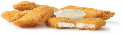 Arby's Hushpuppy Breaded Fish Strips Nutrition Facts
