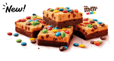 Little Caesars Cookie Dough Brownie with M&M’s Nutrition Facts