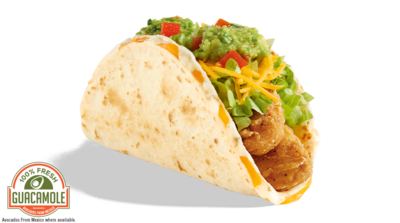Del Taco Crispy Chicken & Guac Stuffed Quesadilla Taco Nutrition Facts