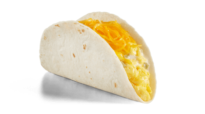 Del Taco Egg & Cheese Double Cheese Breakfast Taco Nutrition Facts
