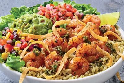Applebee's Tex-Mex Shrimp Bowl Nutrition Facts