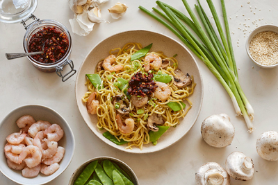 Honeygrow Garlic Butter Shrimp Stir-Fry Nutrition Facts
