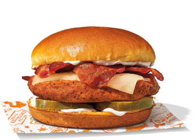 Popeyes Blackened Bacon & Cheese Chicken Sandwich Nutrition Facts