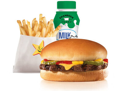Hardee's Cheeseburger Kids Meal Nutrition Facts