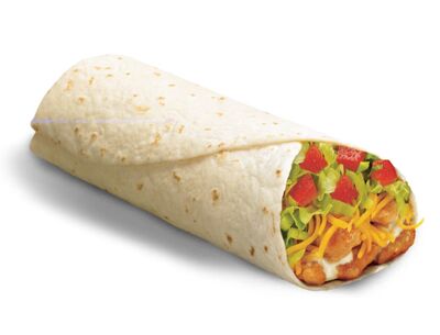 Del Taco Classic Grilled Chicken Burrito Nutrition Facts