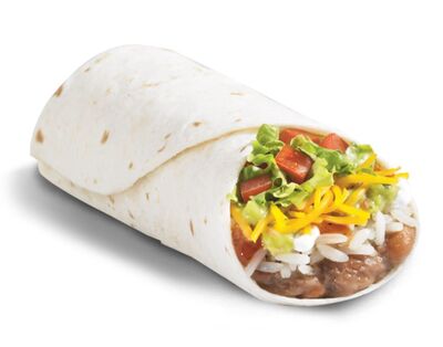 Del Taco 8 Layer Veggie Burrito Nutrition Facts