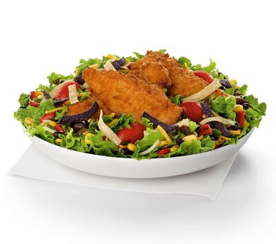 Chick-fil-A Spicy Southwest Salad with Chick-n-Strips Nutrition Facts