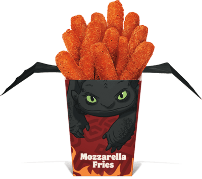 Burger King Fiery Dragon Mozzarella Fries Nutrition Facts