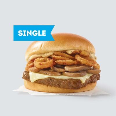 Wendy's Single Peppercorn Mushroom Melt Nutrition Facts