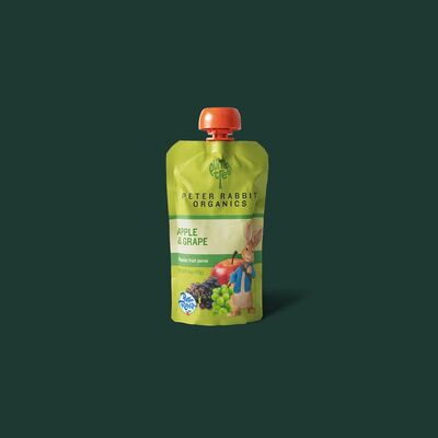 Starbucks Apple & Grape Peter Rabbit Organics Kids Snack Pouch Nutrition Facts