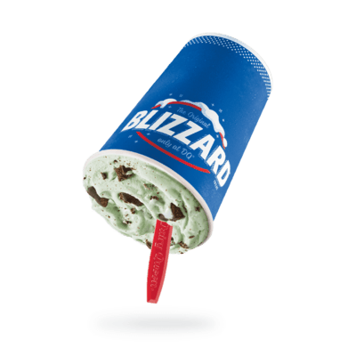 Dairy Queen Girl Scout Thin Mint Blizzard Nutrition Facts