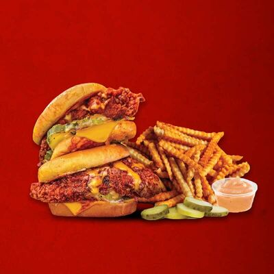 Dave's Hot Chicken  #2 Two  Sliders & Fries Nutrition Facts