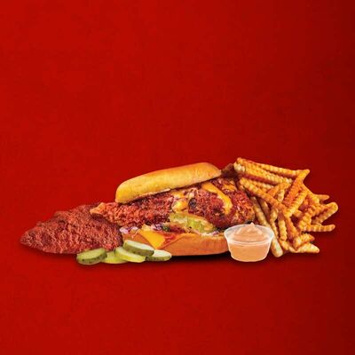Dave's Hot Chicken  #3 One Tender, One Slider & Fries Nutrition Facts