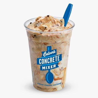 Culvers Crazy for Cookie Dough Concrete Mixer Nutrition Facts