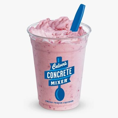 Culvers Raspberry Concrete Mixer Nutrition Facts