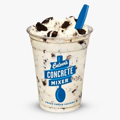 Culvers Vanilla Oreo Concrete Mixer Nutrition Facts