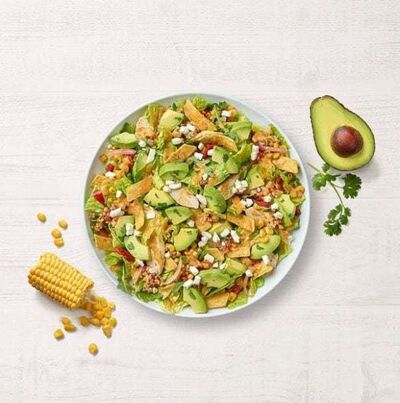 Panera Southwest Chile Lime Ranch Salad with Chicken Nutrition Facts