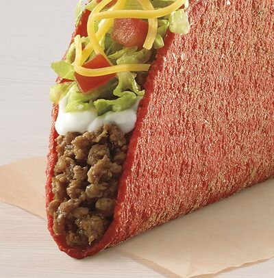 Taco Bell Flamin' Hot Cool Ranch Doritos Locos Taco Supreme Nutrition Facts