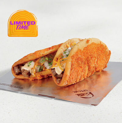 Taco Bell Steak Toasted Cheddar Street Chalupa Nutrition Facts
