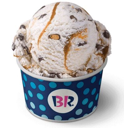 Baskin-Robbins Quarterback Crunch Ice Cream Nutrition Facts