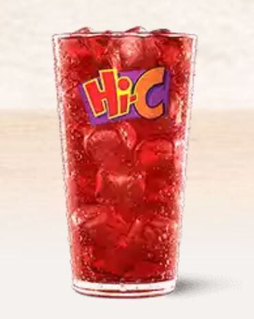 Burger King Hi-C Fruit Punch Nutrition Facts