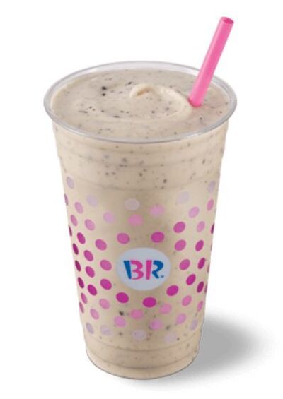 Baskin-Robbins Chocolate Chip Cookie Dough Milkshake Nutrition Facts