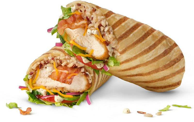 Subway Crispy Chicken Bacon & Peppercorn Ranch Rice Wrap