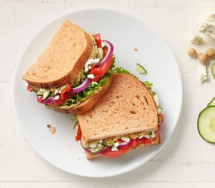 Panera Mediterranean Veggie Sandwich