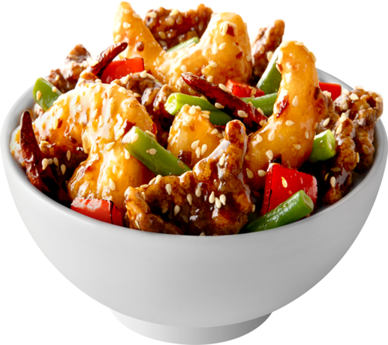 Panda Express Crispy Sesame Shrimp & Beef