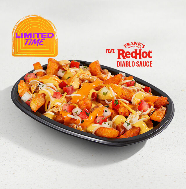 Taco Bell Frank's RedHot Diablo Chicken Nacho Fries