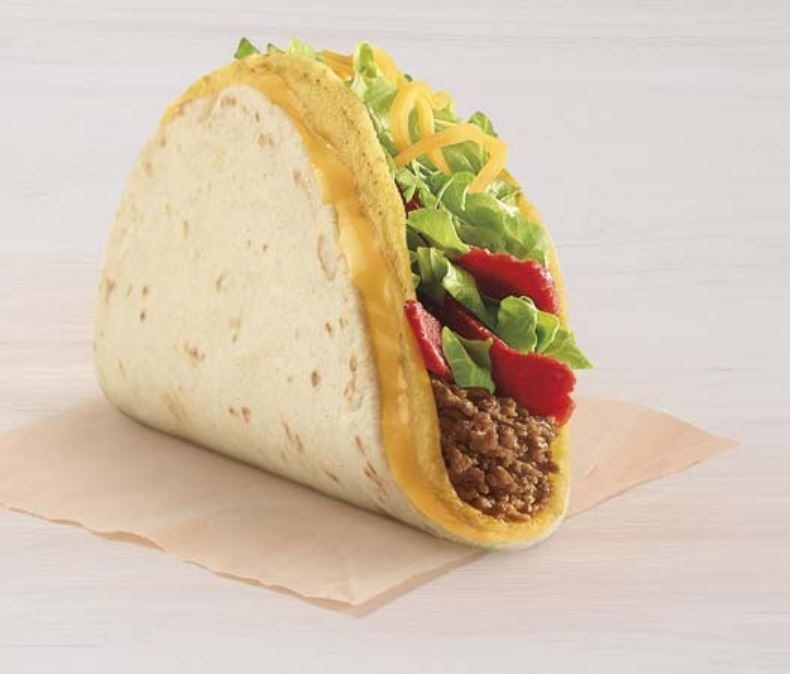 Taco Bell Nacho Crunch Double Stacked Taco Nutrition Facts
